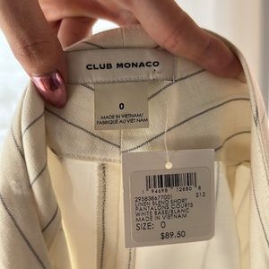 Short club Monaco linen